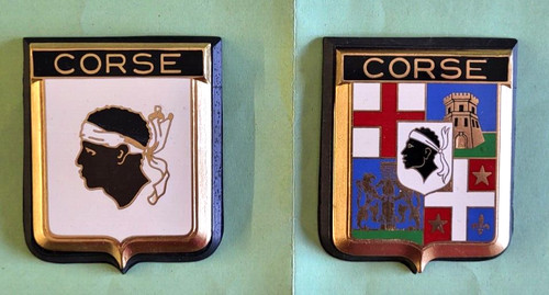 Corse badges émaillés - corse, de