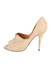 Lanvin womens taupe snakeskin - taupe,