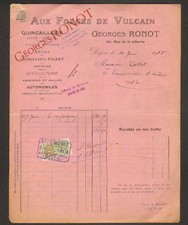 DIJON (21) AUX FORGES de VULCAIN "G. RONOT" en 1925