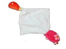 Doudou Tortue rose Mouchoir