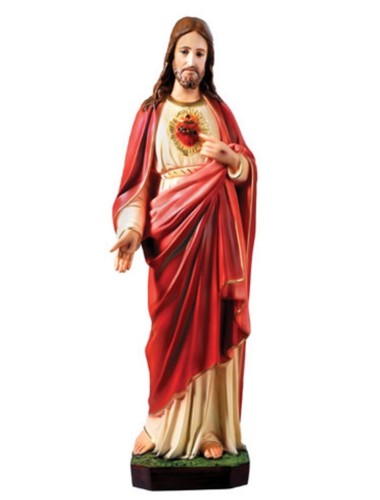 Statue jésus sacré coeur - de,
