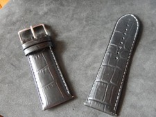 26 mm BRACELET DE MONTRE NOIR