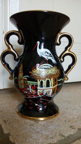 Vase alsace strabourg bleu - vase,