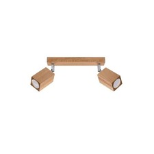 Plafonnier bois chêne gu10 - bois,