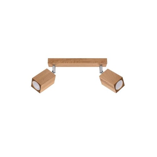 Plafonnier bois chêne gu10 - plafonnier,