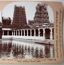 PHOTO STEREO 1901 INDIA INDE