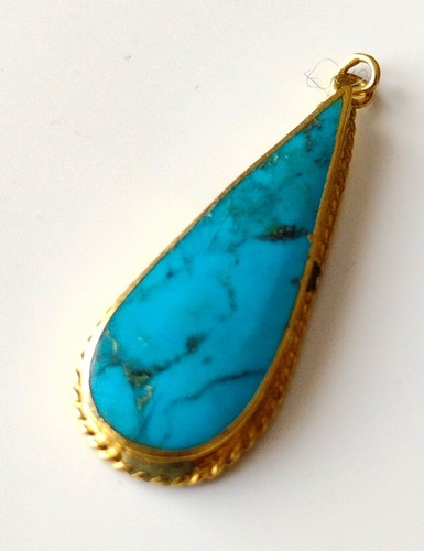 Pendentif turquoise - en,