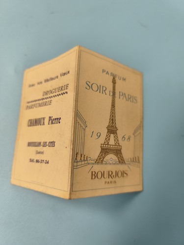 Ancienne carte parfum soir - parfum, de