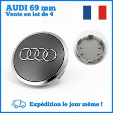 4 centres de roue AUDI gris
