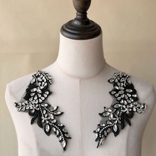 Miroir Paire Noir Perlé