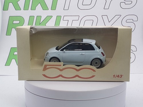 Fiat 500 mondomotors - fiat, bleu