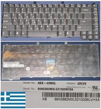CLAVIER QWERTY GREC ACER Aspire 1410 1640 1640Z 1650 1650Z, 99.N5982.MOL Noir
