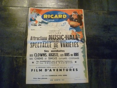 Ricard affiche originale - ricard,