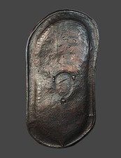 Art africain. Rare bouclier. 91 cm. Ethnie Aari. Éthiopie. Afrique.