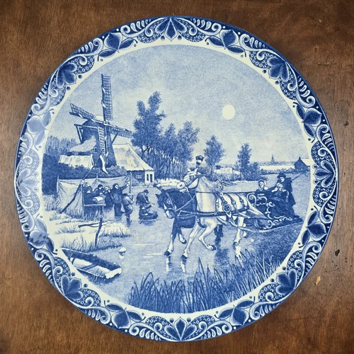 Grand plat delfts blauw - grand, xl