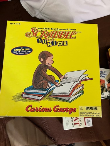 Curious george scrabble junior - george,