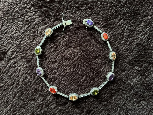 Bracelet rainbow argent 925 - bracelet,