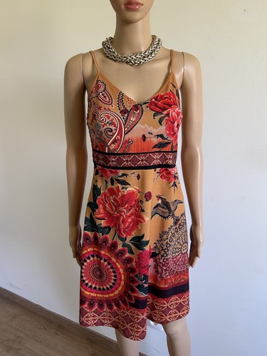 Robe imprimée bretelles - robe,