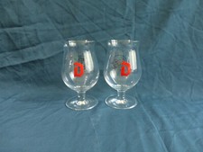 2 verres à biére duvel "l'art de servir"