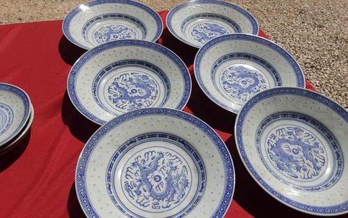 Assiettes creuses porcelaine - assiettes,