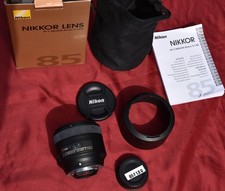 Objectif nikon nikkor 85 - af-s,
