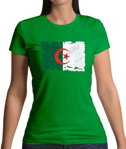 Drapeau grunge algérie - d'algérie,