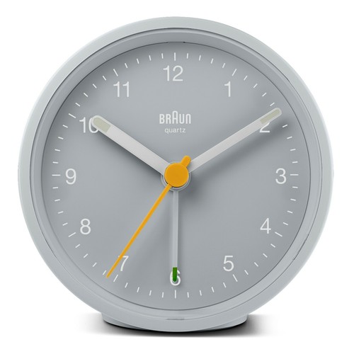 Réveil rond gris - , braun