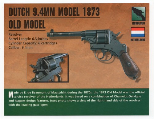 Dutch 4mm model 1873 - 9.4mm,