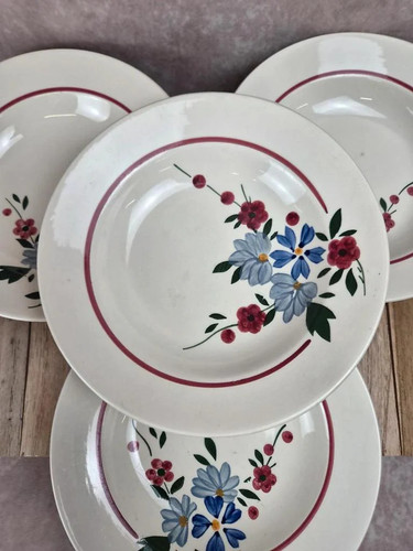 Lot assiettes creuses - de, 4
