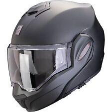 Casque De Moto Klapphelm XXL - SCORPION EXO-TECH EVO PRO SOLIDE - Noir Mat