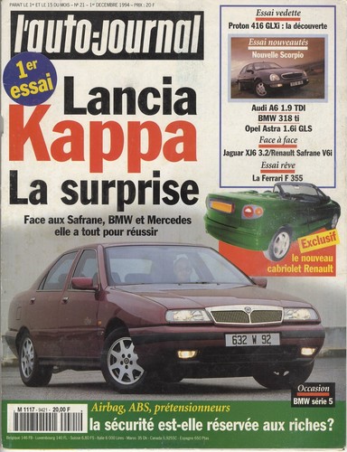 Auto journal 21 1994 - l'auto,