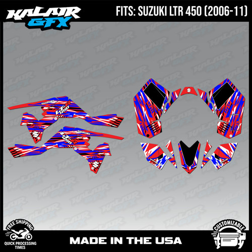 Graphics kit for - kit, atv