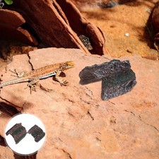  Lot de 4 cachettes en forme de grotte pour terrarium, accessoire pour aquarium