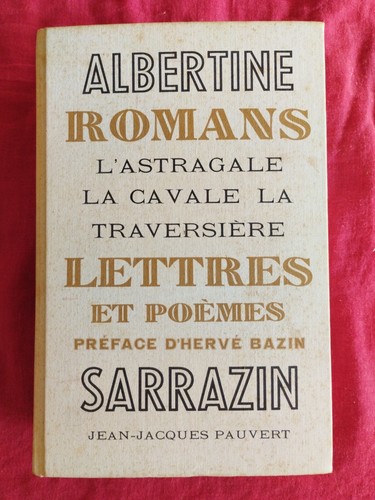 Romans lettres poèmes - -, a