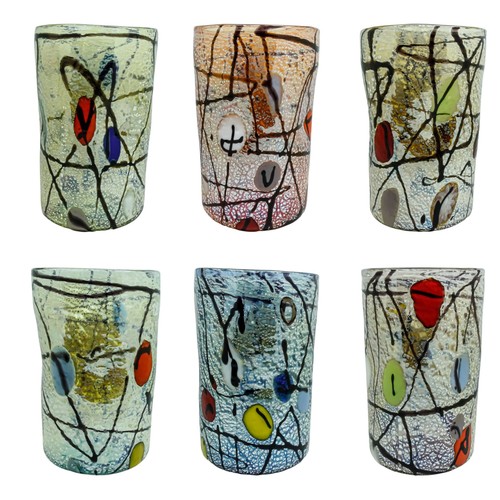 Ensemble six murano art - ensemble,