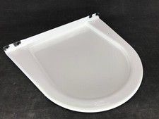 Tôle émaillée blanche  / ancien porte savon mural en bon état / vintage