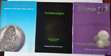 3 Catalogues Vente sur Offres NUMISMATIQUE / Monnaies pièces