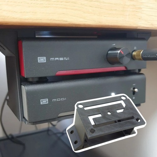 Custom under desk mount - under,