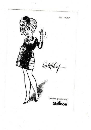 Walthery carte postale natacha - walthery,