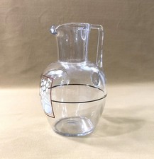 pichet / broc à eau en cristal émaillé BACCARAT georges CHEVALIER marcel GOUPY