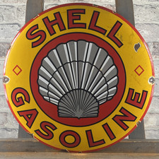 Plaque Émaillée Shell - 40cm