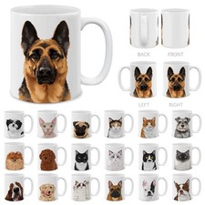 Dog Face Design Ceramic Travel