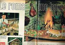 COUPURE DE PRESSE CLIPPING  1961  LESIEUR   le roman d'une bouteille d'huile