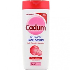 Cadum - Gel douche sans savon Huile d'amandes douces bio - 400 ml