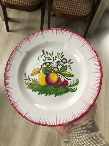 Rare assiette faïence - , les
