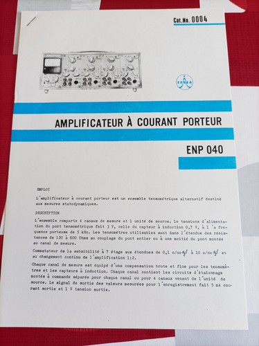 Ancienne publicite technique - ancienne,