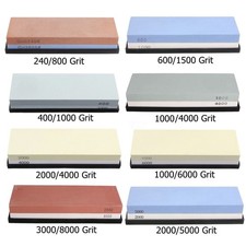 Double Face Affûtage Grind Pierre à Aiguiser Grindstone Polissage Couteau Outils