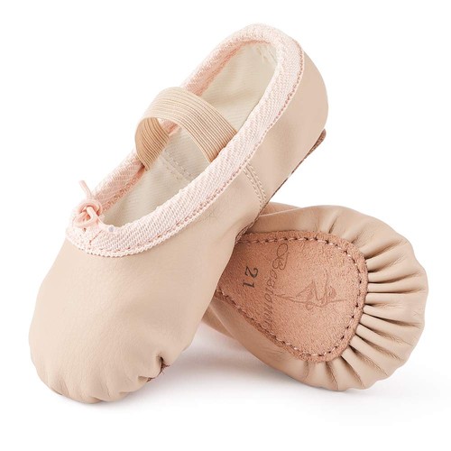 Chaussures danse cuir demi - danse,
