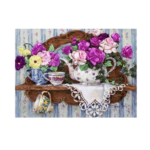 Kit broderie ruban pour - de,
