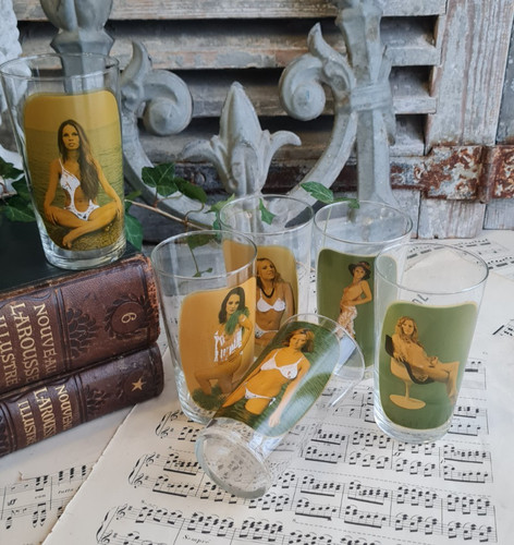 Anciens verres vintage pin - vintage,